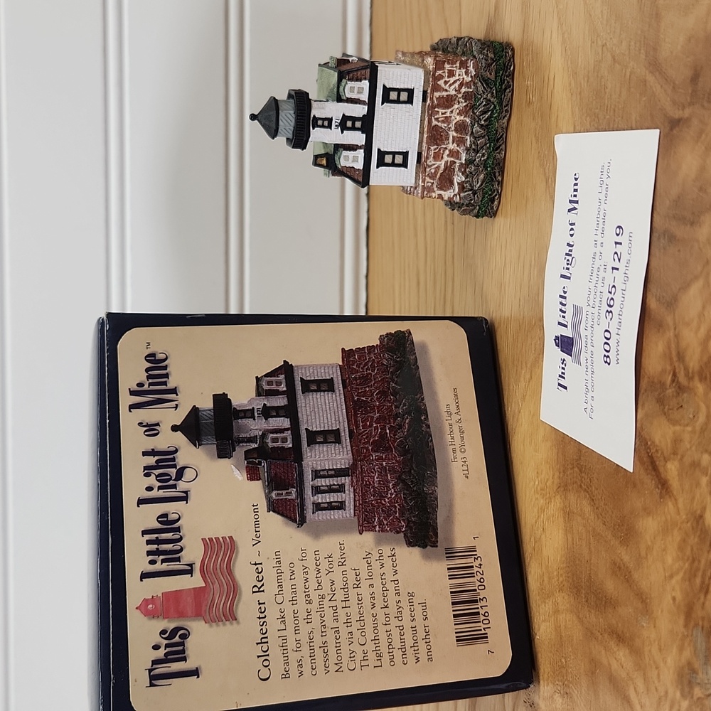 This Little Light Of Mine Colchester Reef Vermont Lighthouse With Box